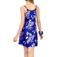 thumbnail image 4 of HAPPY BAY Women's Spaghetti Strap Nightgown Slip Dress 00 Tidal Wave-AC53, 4 of 5