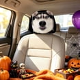 thumbnail image 6 of Homellea Husky Dog Car Headrest Covers, 9.84 Inch Double-Sided Printed Stretch Fabric Seat Head Rest Protectors for Cars, Trucks, SUVs, Interior Decor and Auto Accessories Set, 6 of 7