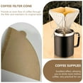 thumbnail image 5 of 100pcs Disposable Cone Coffee Filters Paper Coffee Filters Pour Over Filters, 5 of 5