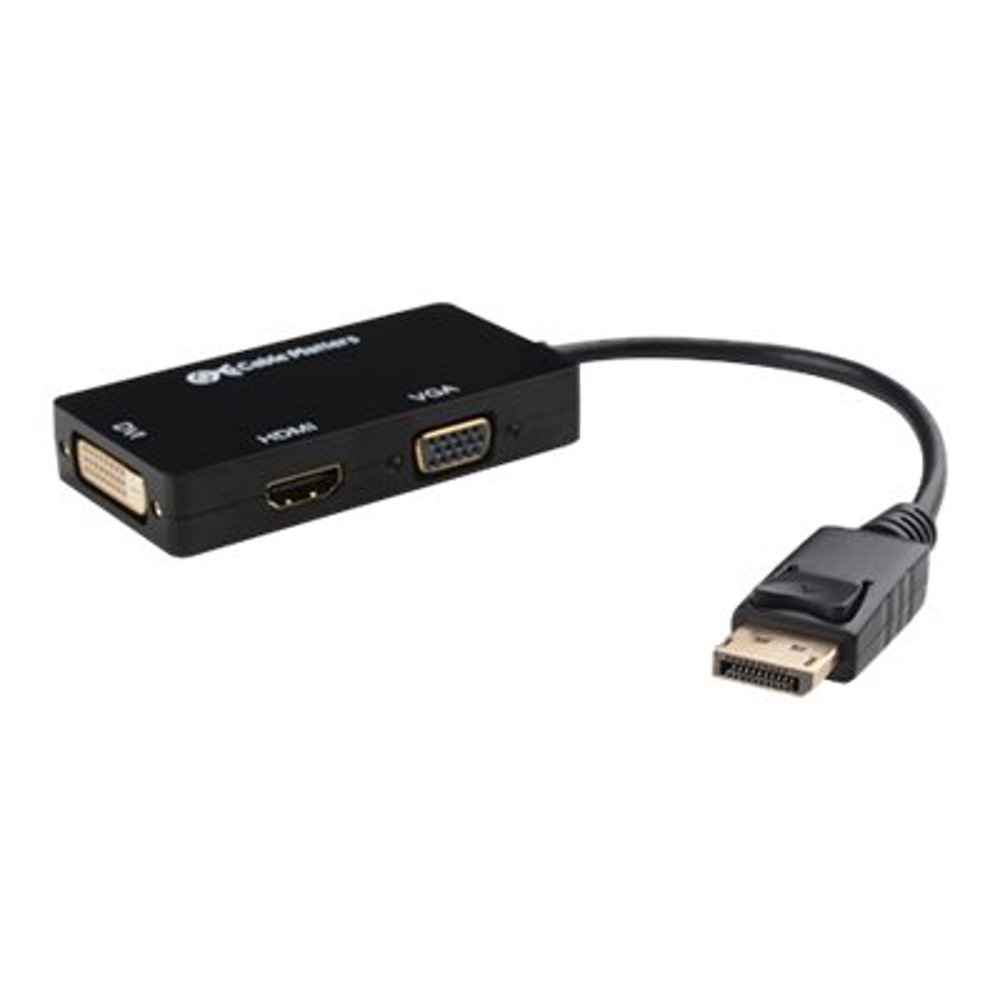 Cable Matters DisplayPort to HDMI Adapter with VGA and DVI 3in1
