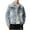 03 Light Blue, variant on Awdenio Men's Jacket Lightweight Casual Pocket Button Long Sleeves Shirt Flip Collar No Hat Shirt Loose Coat