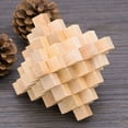 thumbnail image 3 of Wooden Kongming Lock, 3D Brain Teaser Puzzle, Office Decompression Puzzle For Adult, Desktop Intelligence Gift For Kids (Big Pineapple) For Adult, 3 of 4