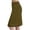 Army Green, variant on Half Slips for Women Elastic Waist Underskirt Dress Extender Lace Trim Knee Length Midi Skirt