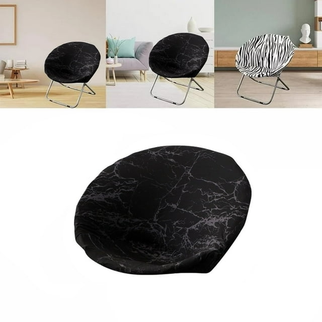 HUASHENG Chair Washable Moon Chair Protector Slipcovers For Chair Moon Chairs Removable Spandex Fabric Chair Slipcover For Home Dining Room