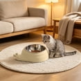 thumbnail image 5 of Tilted Stainless Steel Pet Bowl, 15° Raised Cat and Dog Food Bowl with Non-Slip Base, Feeder for Small to Medium Pets, 5 of 6
