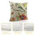 thumbnail image 4 of Leisuo &nbsp;Bird Flower Throw Pillow Case Bird Heart Spring Bud Green Pillow Covers Decorative Pillow Cover Single Side Print White, 4 of 5