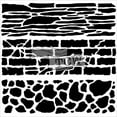 thumbnail image 2 of Crafter's Workshop Template 6"X6"-Rock Wall, 2 of 2