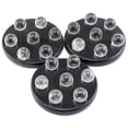 thumbnail image 4 of piedras de bola de obsidiana de base 7 perlas de cristal naturales de piedra de siete estrellas placa de matriz de decoración clara claro Magideal 7 piedras de bola de obsidiana de base, 4 of 7