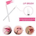 thumbnail image 3 of Pincel de maquillaje desechable para labios, aplicador de varillas brillantes para lápiz labial, herramienta de maquillaje (100 unidades), 3 of 5