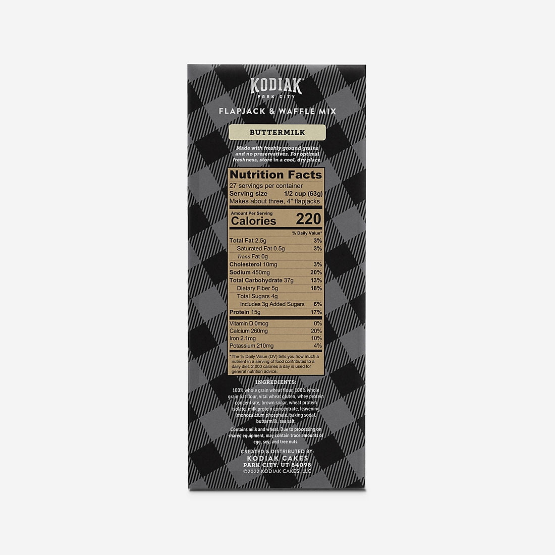 Product of Kodiak Power Cakes Buttermilk Flapjack & Waffle Mix 3 Pk. 20 oz.