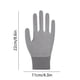 thumbnail image 3 of Guantes de nailon antideslizantes con puntos, adecuados para jardinería, escalada en roca y embalaje. Guantes de protección laboral transpirables y con puntos, 2 pares., 3 of 6