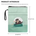 thumbnail image 7 of HELLHERO Tote Bags with Book Protection Polyester Fabric Book Protector with Washable for Travel Book Organzier Holder Waterproof Book Storage Bag Otter Pond, 7 of 7