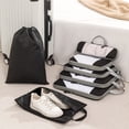thumbnail image 4 of Bolsa de almacenamiento de compresión para viajes a prueba de agua para siete trajes, ropa, zapatos, lavado, cosméticos, organizador de almacenamiento, 4 of 6