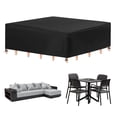 thumbnail image 1 of Cubierta de parrilla de gas BBQ Uxcell, 84" x 52" x 29" impermeable y resistente a la intemperie para parrilla exterior [Negro], 1 of 1