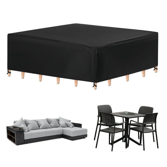 Uxcell BBQ Gas Grill Cover, 84" x 52" x 29" Waterproof Weather Resistant Charcoal Grill Cover for Outdoor Grill [Black]