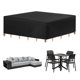 thumbnail image 1 of Cubierta de parrilla de gas BBQ Uxcell, 84" x 52" x 29" impermeable y resistente a la intemperie para parrilla exterior [Negro], 1 of 1