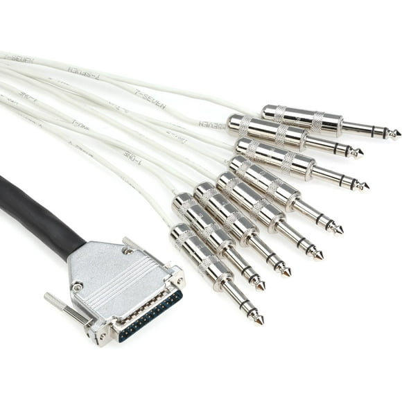 Pro Co DA88BQ-10 - Analog DB25/TRS Patch Snake, 10 Feet