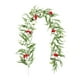 thumbnail image 2 of Decoraciones navideñas, adornos navideños, guirnalda de hiedra artificial, guirnalda de enredaderas colgantes artificiales, hojas de hiedra artificiales para decoración de mesa, enredaderas colgantes, 2 of 6