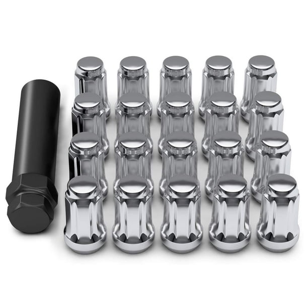 A Karck Lug Nuts M12 X 1 5 A Karck Chrome Closed End Acorn Wheel Nuts pcs With Key Walmart Com