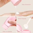 thumbnail image 3 of KRYVN 5-Pack Travel Toiletry Bottles Set, TSA Approved Leak Proof Silicone Liquid Containers with Clear Bag, 100ml/80ml/50ml Refillable Dispensers for Shampoo Conditioner Lotion, 3 of 12