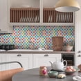 thumbnail image 2 of Elodie Removable 3D Mosaic Wall Sticker Tile Wall Paper for Kitchen Bathroom Decor 004, 2 of 8