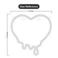 thumbnail image 5 of Letrero de neón de corazón - Luz de corazón derretida para decoración de habitación de adolescentes/niños/niñas - Letrero de corazón de neón alimentado por USB con interruptor de encendido/a, 5 of 5