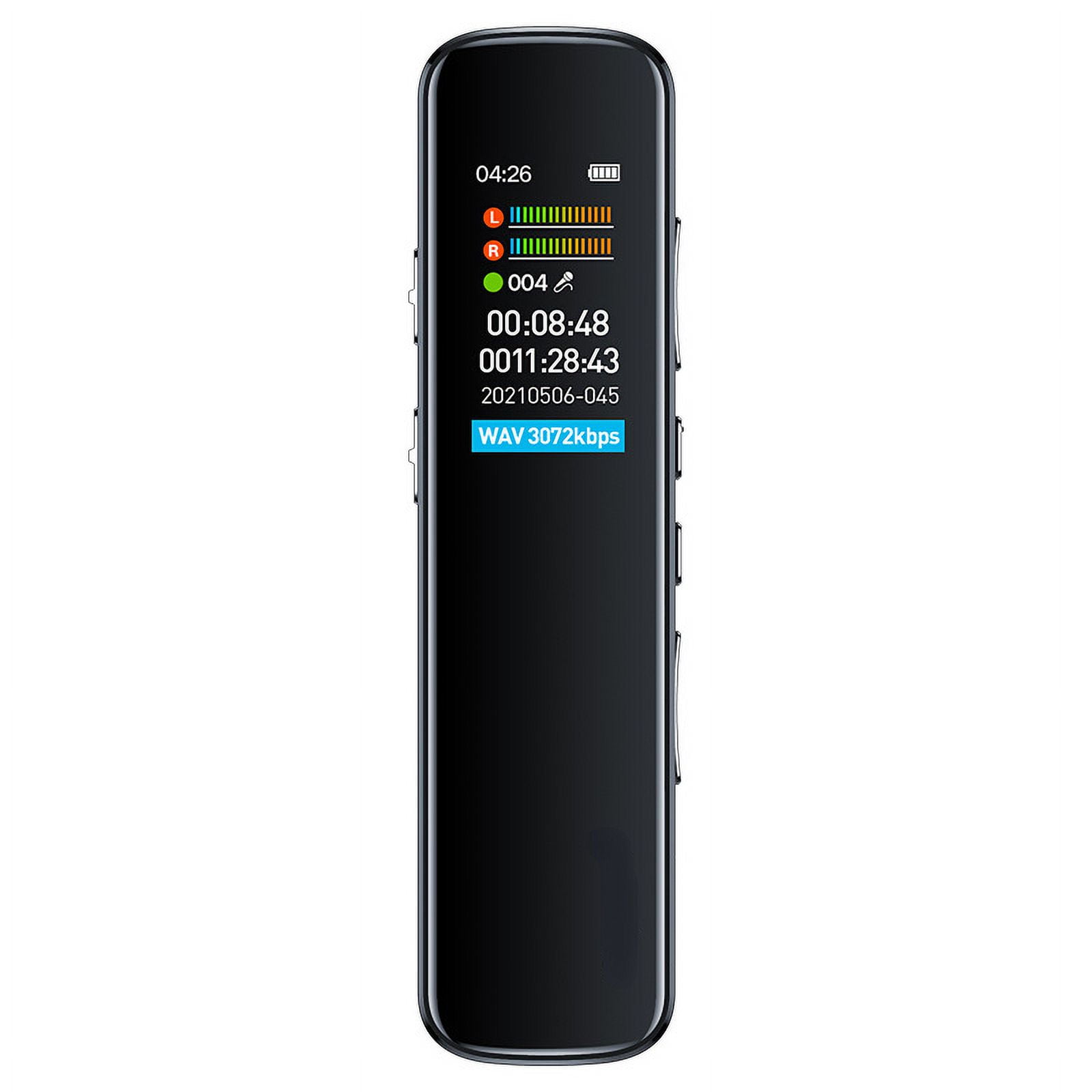 Digital Voice Recorder with Password Protection, Portable MP3 Player