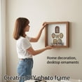 thumbnail image 2 of QENASHAING Wooden Shadow Box Frame Kit 9x9 Inches with Antique Mini Frames, Assemble a Vintage Miniature Scene, Ideal for Shelf Decor and Creative Gift Giving, 2 of 8