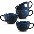 thumbnail image 1 of Jumbo Soup Mug Coffee Large - Ceramic Wide Oversized Extra Big Handle Bowls Latte Friends Mug Set Gaint Cereal Oatmeal Cappuccino Cup Set 27 oz, 1 of 7