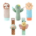 thumbnail image 1 of Set de calcetines Rattle The Peanutshell Charming Boho de 0 a 12 meses, 1 of 6