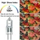 thumbnail image 5 of G4 Halogen Bulb 12V 20W 20 Pack with Bi-Pin Base, 300LM High Output for Cabinet Lights, 5 of 5