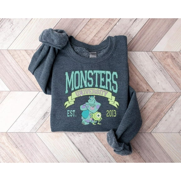 Disney Monsters University Est 2013 Sweatshirt, Disney Monsters Inc T-Shirt, Vintage Monsters Sweatshirt, Magic Kingdom Sweatshirt, Disneyland Vacation Tee, S-5XL Sweatshirt