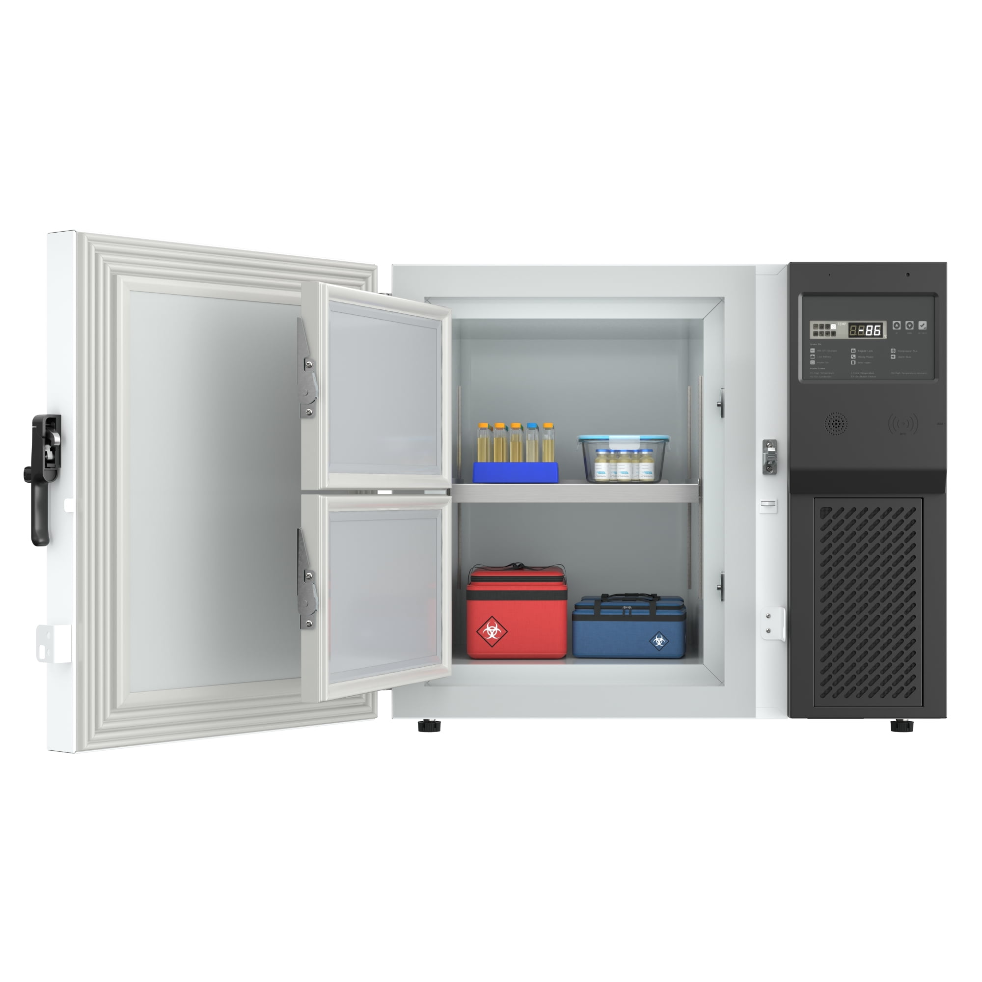 -86 C Undercounter Ultra Low Temp Medical Freezer with Multi Level Emergency Alarms, 4 cu. ft.