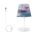 thumbnail image 2 of BZSMCE Table Lamp Creative Dreamy Butterfly in Bloom Pattern Simple Pattern Night Light, 2 of 8