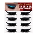 thumbnail image 2 of Fake Eyelash Eyeliner Sticker Kit - 2 in 1 Reusable Lash Stickers 4 Pair Self Adhesive Cat Eye False Eyelashes Makeup Set for Women Party Halloween Cosplay Birthday Beauty Gift Set, 2 of 6