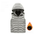 thumbnail image 2 of KAUOD Kids Puffer Vest Winter Lightweight Windproof Sleeveless down Coats Boys Girls Quilted Waterproof Hooded Waistcoat, 2 of 3
