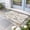 Khaki, variant on Pastoral Flowers Door Mat Indoor Outdoor, Vintage Haze Blue Farmhouse Plant Non Slip Welcome Mat with Rubber Backing, Absorbent Fabric Front Door Mats Entryway Rug for Home Patio Entrance 16"x24"