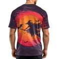 thumbnail image 7 of BRANROY Mens Graphic T-Shirts Halloween Crewneck - Short Sleeve Breathable Lightweight Tee, Mens Summer Shirts for Casual Wear, Shirts for Men with Scary Print,Gray,L, 7 of 7