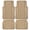 All Beige, variant on CAR GRAND Heavy Duty Rubber Car Floor Mats, Deep Dish Car Mats All Weather, Universal Trim-to Fit Automotive Floor Mats for Car SUV Truck Van, Durable Floor Liners waterproof anti-slip Black Red
