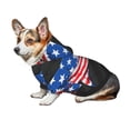 thumbnail image 6 of Uemuo Shark With USA Flag for Winter Dog Hoodie Sweatshirts with Pockets Warm Dog Clothes for Small Dogs Chihuahua-Medium, 6 of 8
