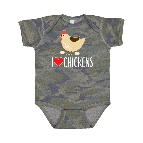 Inktastic Chickens Cute Farm Animal Boys or Girls Baby Bodysuit
