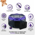 Ruff 'n Ruffus Premium Portable Foldable Dog Playpen + Free Carry Case