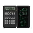 thumbnail image 1 of Calculadora científica con tablero de escritura borrable, 240 funciones, pantalla LCD de 2 líneas, calculadora de matemáticas financiera plegable, escuela Fivean unisex, 1 of 2