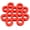 Red, variant on Yihuala 12PCS C Shaped Foam Curlers C Shaped Heatless Curlers C Shaped Overnight Hair Rollers For Women Hair Styling