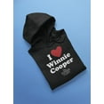 thumbnail image 3 of I Love Winnie Cooper Hoodie Men -T-Line Designs, Male Small, 3 of 4