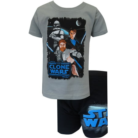 Star Wars The Clone Wars Boxer Brief and Tee Set