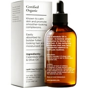 Gya Lab Organic Calendula Oil Organic for Skin - Natural Calendula Carrier Oil for Face - Pure Organic Calendula Oils for Hair, Body Lotions, Soaps & Moisturizer (30ml)