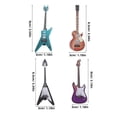 thumbnail image 2 of Greenadscape 4Ud Accesorios De De Metal Guitarra 3D Estilo Punk Para Eventos Musicales Y Fiestas, 2 of 8