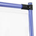 thumbnail image 3 of Featherlite Clear Vinyl Sneeze Guard, Room Divider/Partitions by BenchPro - 52.5" H x 57" W 24" D - Blue, 3 of 3