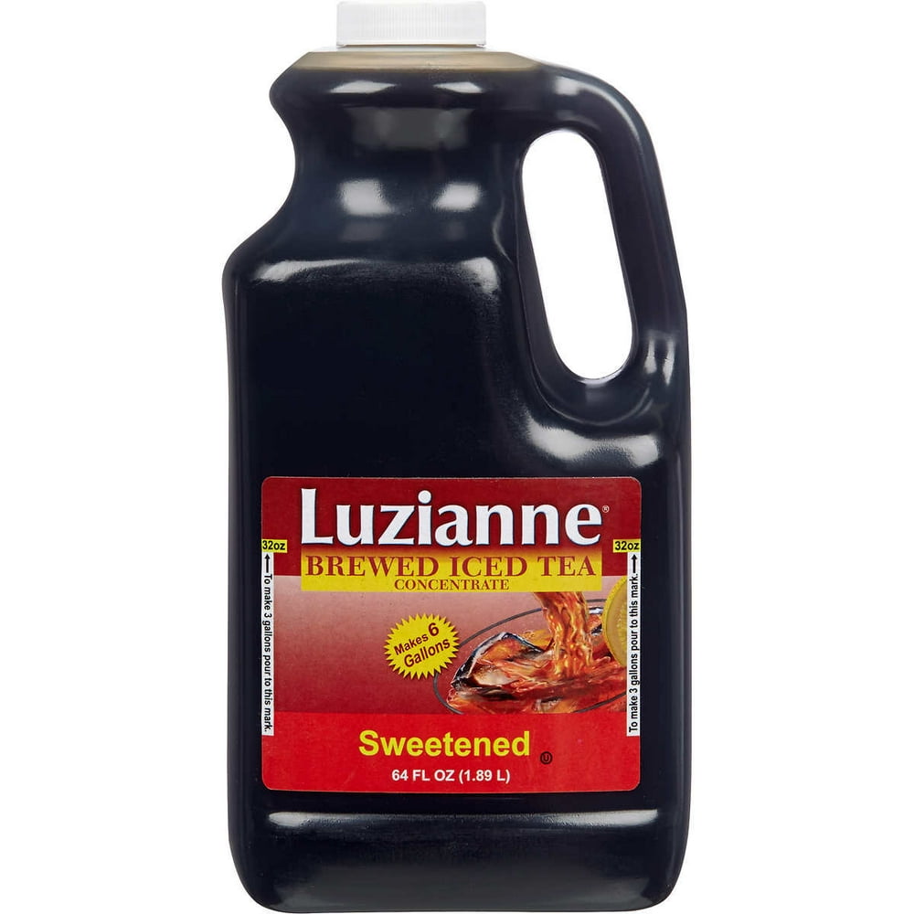 Luzianne Brewed Iced Tea Concentrate, Sweetened, 64 oz